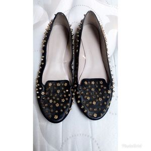 Zara studded loafers